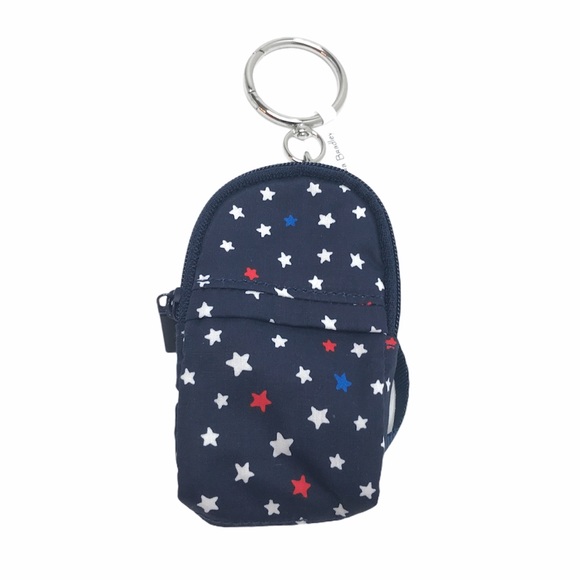 Vera Bradley Bag Charm Fireworks Star Key Charm, Navy Blue - Picture 4 of 4